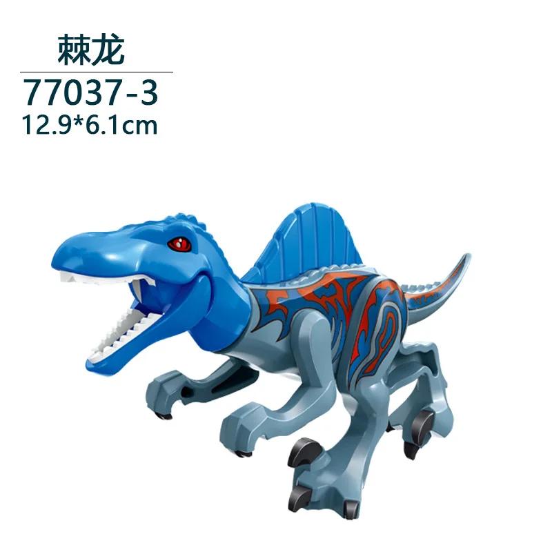 Dinosaur Jurassic World Tyrannosaurus Rex Velociraptor Tyrannosaurus Building Blocks Animal Toys Building Blocks Children's Gift