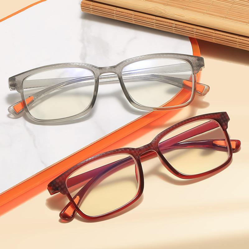 Ultra Light Anti Fog Reading Glasses Flexible Mirror Legs Comfortable Classic Square Anti-Blue Light Hd Eyeglasses 0 To +4.0