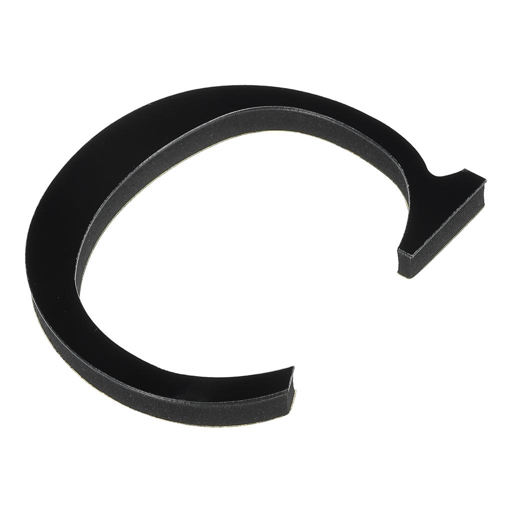 10cm Black 26 English Letters Wall Sticker 3D Mirror Acrylic Wall Sticker Decals Self-Adhesive Decor Wall Art Mural Home Party