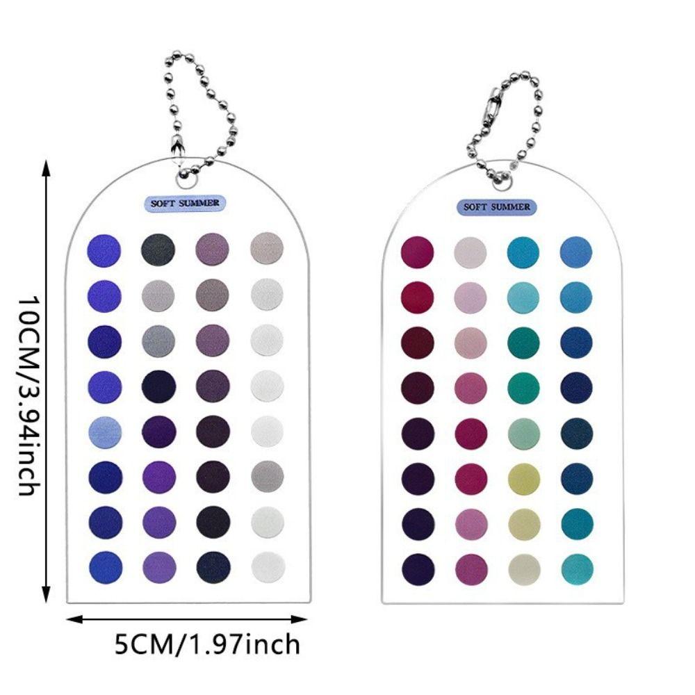 Double-sided Color Palette Cards Color Analysis Summer Color Cards  Personal Color Analysis