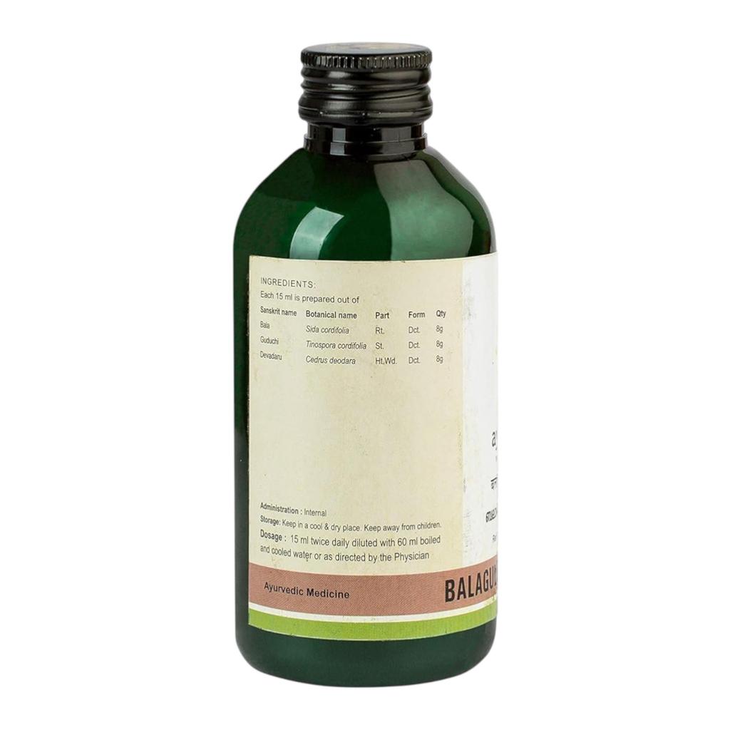 Kerala Ayurveda Balaguluchyadi Kwath 200 Ml Herbal Rheumatic Support Natural Herbal Decoction Pack of 1