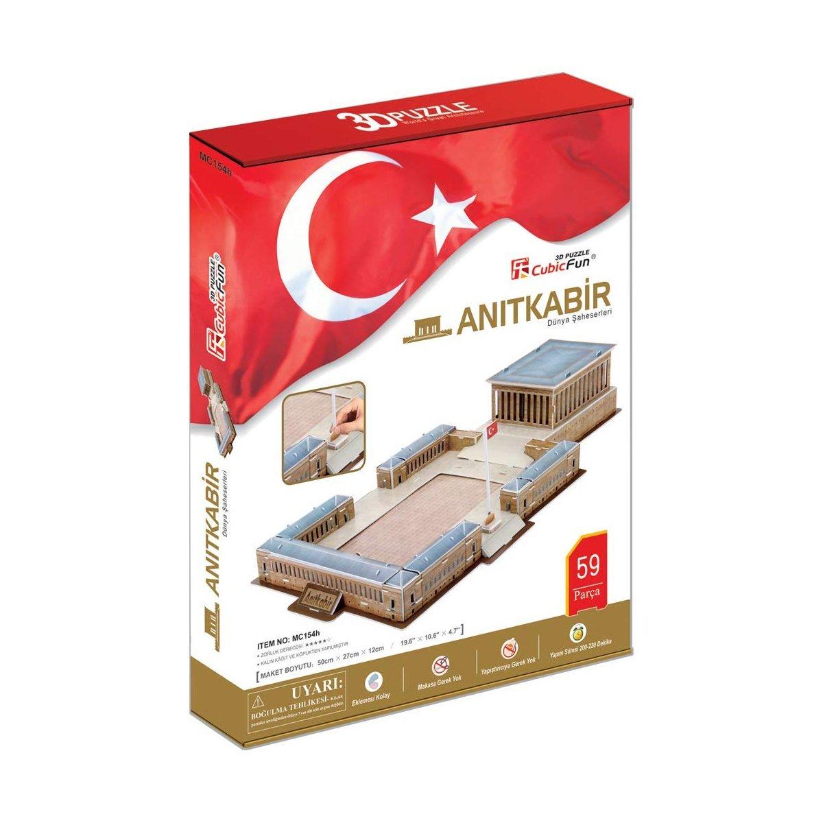 

MC154H Cubic Fun Anıtkabir 59 Parça 3 Boyutlu Puzzle