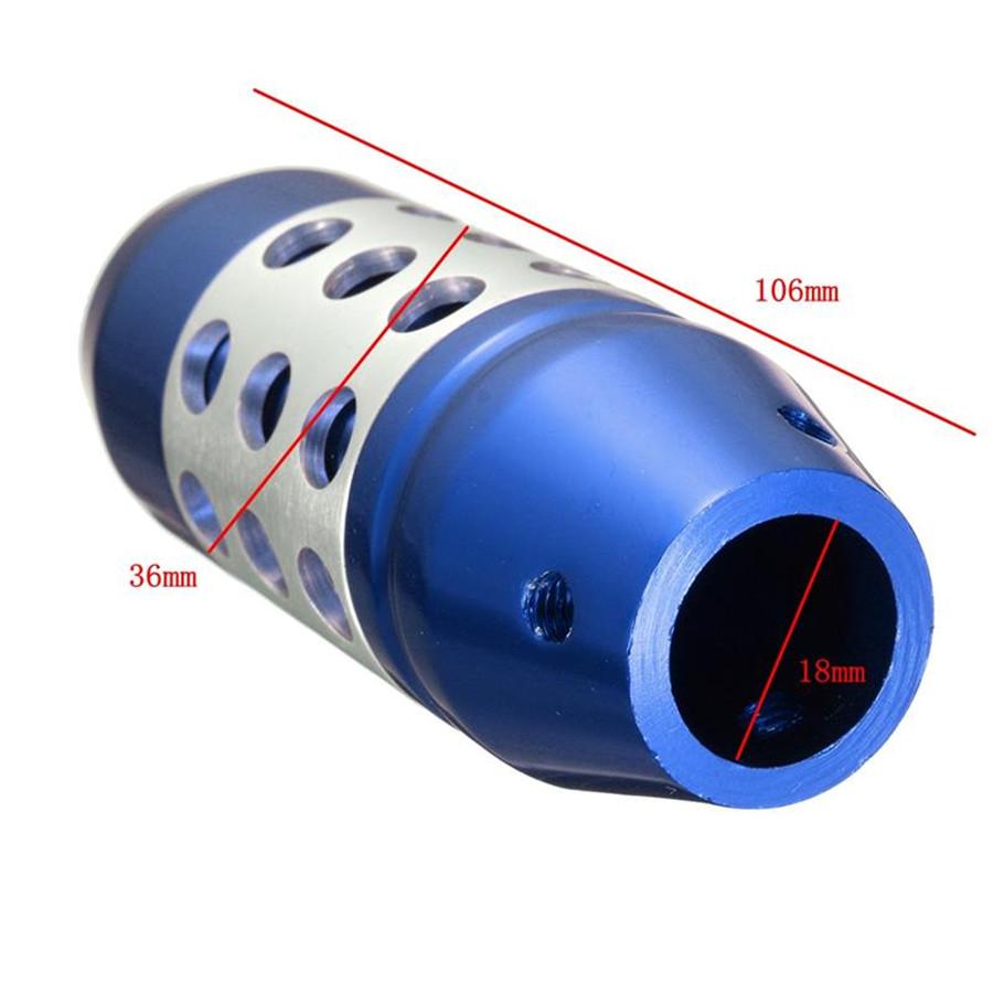 Silver Aluminum Automatic Auto Car Gear Stick Shift Shifter Lever Knob Universal