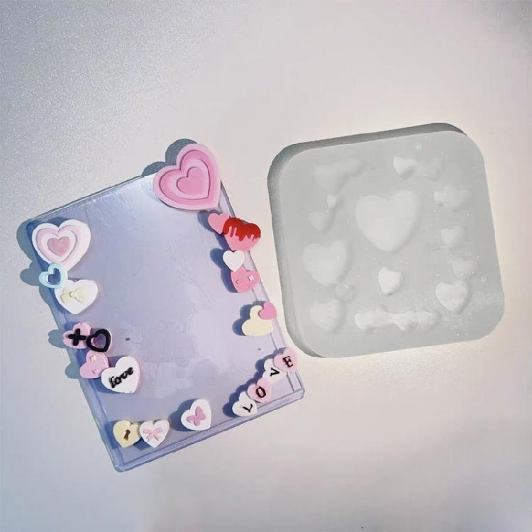 Silicone Quicksand Shaker Filling Mold for DIY Jewelry Making,Pendant,Keychain