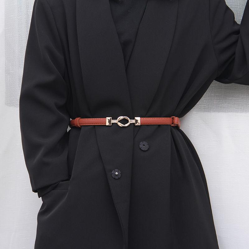 Waist Elegant Womens Chain In Fashionable Black Coffee And Camel For Dresses Suits And