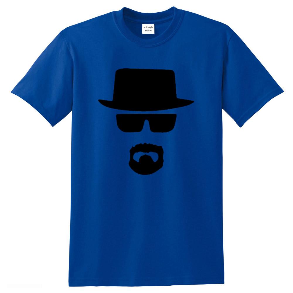 Breaking Bad Top Quality Street Wear 100% Cotton Pine Heisenberg Printed T-shirt Summer Men's T-shirt Cool Man T-shirt