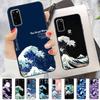 The Great Wave Off Kanagawa Art Phone Case For Samsung S 24 Fe 25 Ultra Plus 20 Lite 21 30 22 23 24 22 Ultra 5G Fundas
