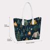 Cute Camping Pattern Casual Women Tote Bag Fashion Outdoor Large Capacity Portable Shopping Shoulder Bag