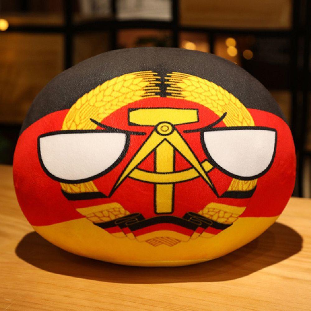 Decorazioni per Borsa Giocattolo Country Ball Portachiavi Peluche Polandball Portachiavi Ciondolo Peluche Country Ball