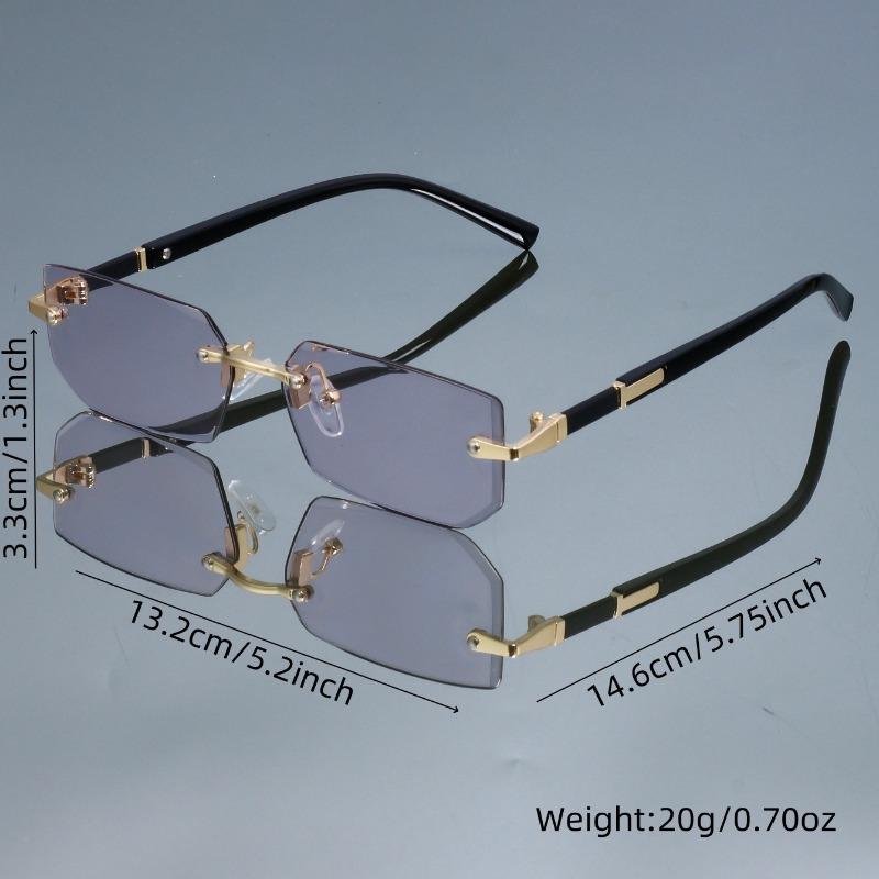 4PCS Retro Square Glasses with Unisex Rectangular Suitable for Comfortable Wearing in Both Casual and Formal Occasions