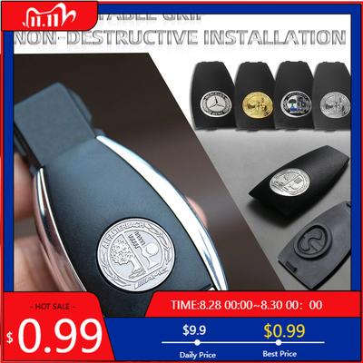 GLC GLB 3D AMG Badge Car Styling Key Cover Auto Remote Key Shell Refit Sticker For Mercedes Benz Class A C200 GLC GLE CLA W166