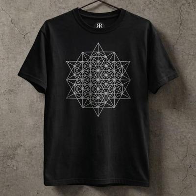 Star Tetrahedron Shirt, Merkaba, Sacred Geometry Shirt