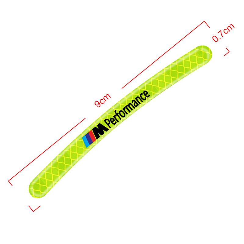 Car Wheel Hub Reflective Stickers Tire Rim Luminous Accessories For BMW M E34 E36 E60 E90 E46 E39 E70 F10 F20 F30 X5 X6 X1 M3 M5 M6 E71 F01 F02 F87