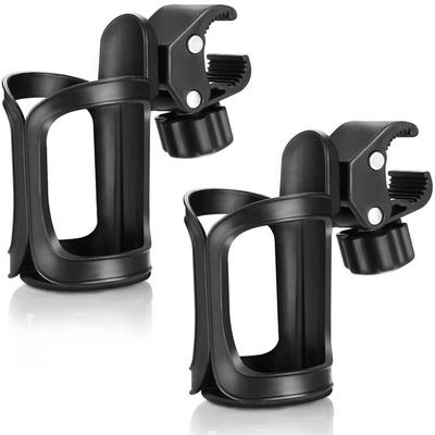 Plastic Baby Stroller Cup Holder Adjustable Universal 360 Rotatable Milk Bottle Rack Bike Holder Baby Stroller Accessories