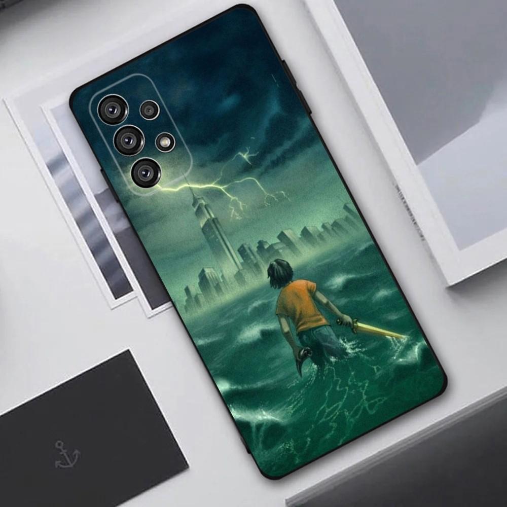 

P-Percy Jackson Phone Case For Samsung Galaxy A20,A21s,A22,A31,A32,A52,A53,A72,73,A80,A91 Soft Black Cover Samsung a21