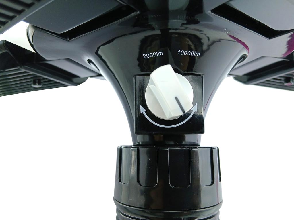 Openable LED Light, 10,000lm - 2,000lm, Stepless Dimming [Pentagon MB] PNT-MB