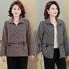 2026 New Spring Lapel Jacket for Middle-Aged & Elderly Women - Stylish Casual Top for Spring/Autumn