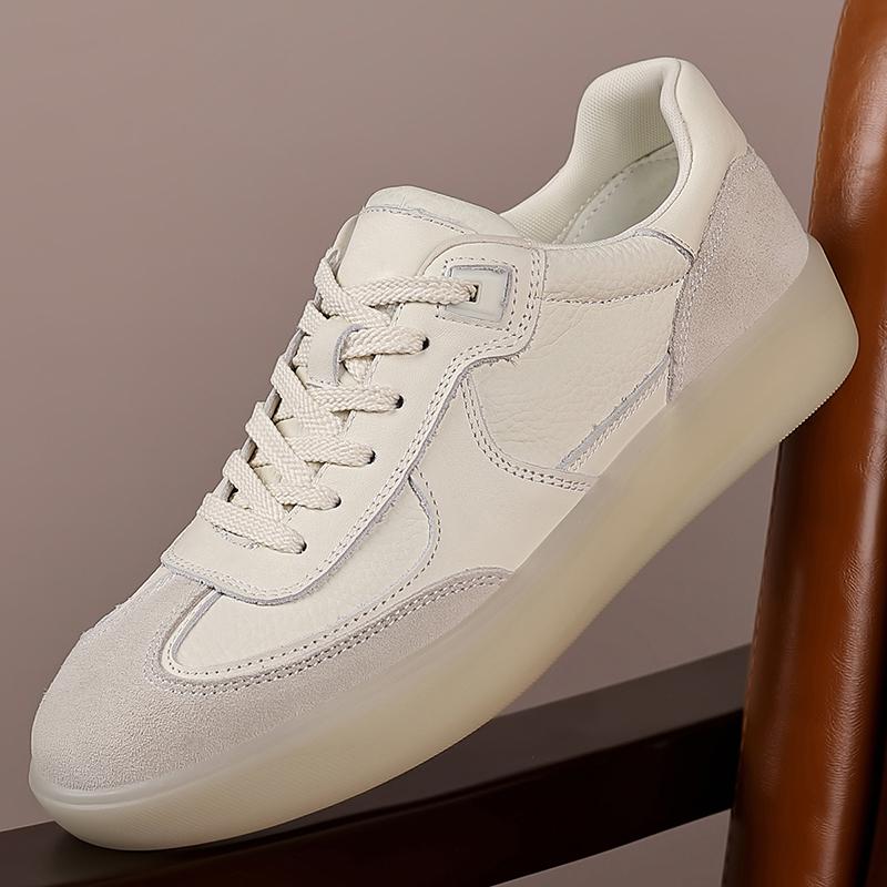 Fashion Genuine Leather Mens Tenis Masculino Quality Casual Shoes Outdoor Sports Sneakers Loafers Luxury Male Business Footwear Trainers