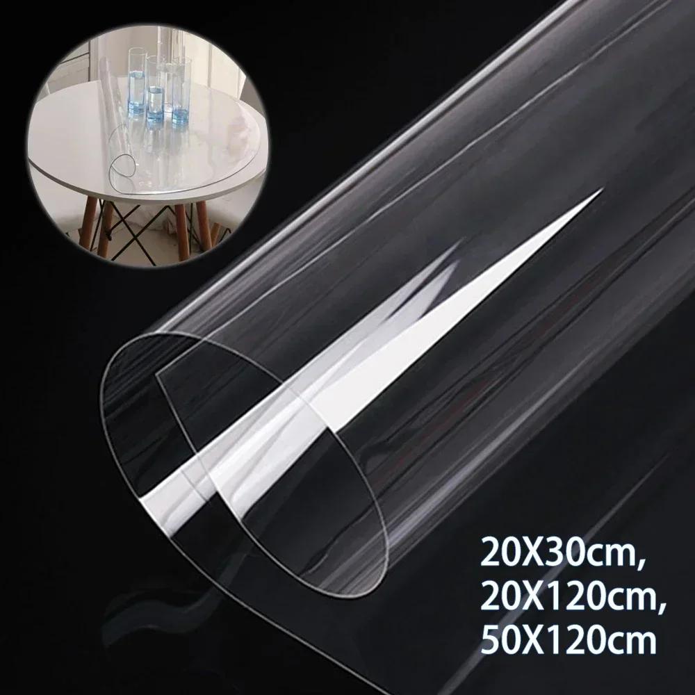 Transparent PVC Fabric Soft Glass Cloth Waterproof Flexible DIY Clear PVC Film Fabric Umbrella Bag Protective Craft Film