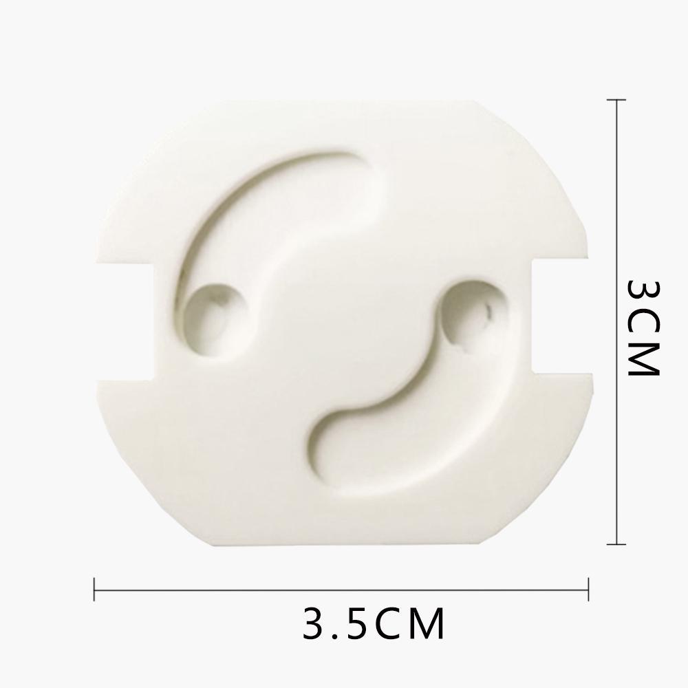 20 Pcs Electric Outle EU Standard Electrical Outlet Baby Safety Anti  Shock Plugs Protector Cover