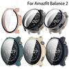 Full Protective Case For Amazfit Balance 2 Screen Protector Case Balance2 Cover Hard PC 2in1 Shell+tempered glass Film Clear NEW