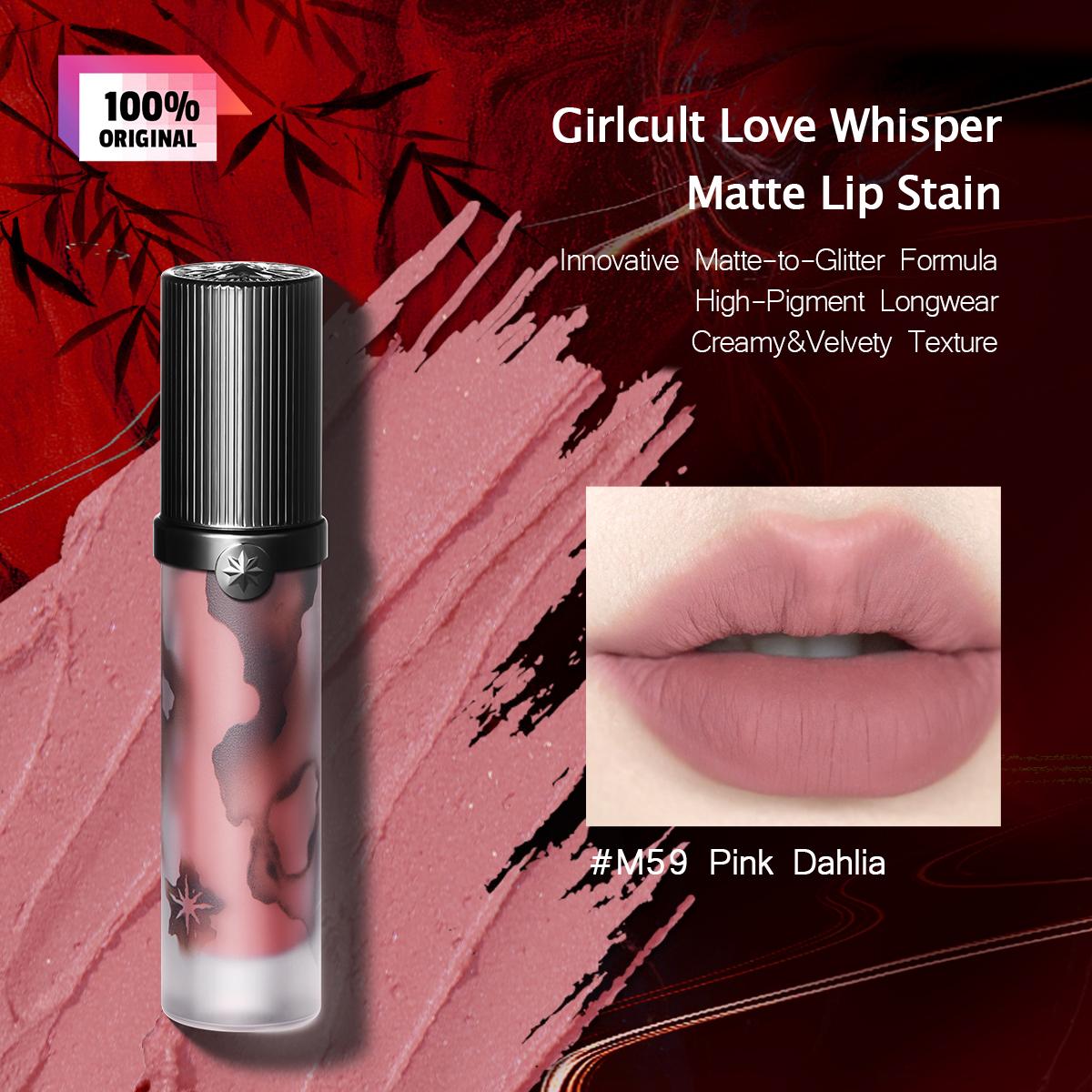GIRLCULT Матовый тинт для губ Love Whisper 3,8 г/0,13 унции (8 вариантов цвета)