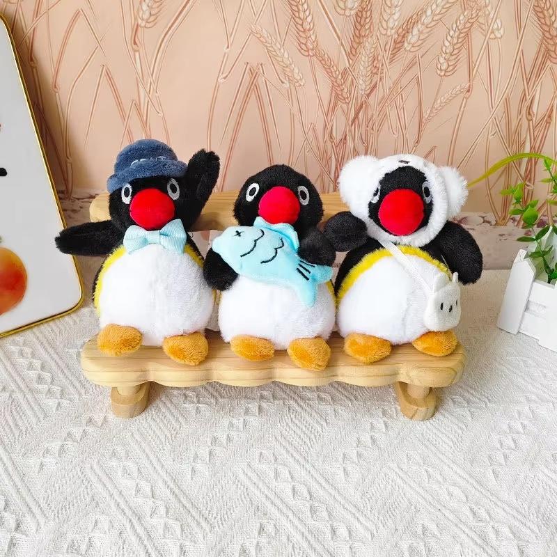 15Cm Plush Penguin Keychain Creative Dress Up Cute Stuffed Cartoon Doll Bag Pendant Charm Key Ring Toy Girl Surprise Gift
