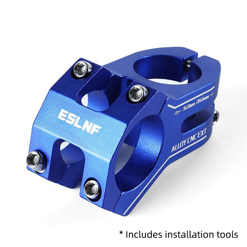 ESLNF 31.8 Stem 45mm Bike Short Stem Aluminum Mountain Bicycle Handlebar Stem for Bicycle Road Bike MTB BMX