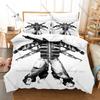 Cool Graphic Ken Carson Playboi Carti Opium Label Rage Rap Bedding Set Duvet Cover With 2 Pillowcases Teen Eboy Goth Bedroom Dec