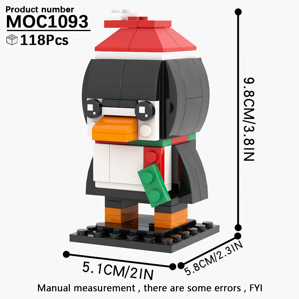 MOOXI Animal Series MOC Brick Panda Tiger Cat BrickHeaded Ser Model Adultes Building Block Kids Education Toys For Children Gift