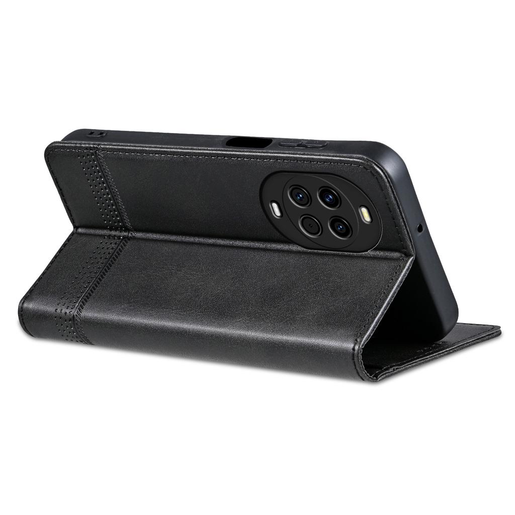 AZNS For Huawei Nova 14 5G Case Cowhide Texture PU Leather Wallet Phone Cover