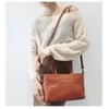 Vegetable Tanned Leather Women's Bag New Simple All-matching Genuine Handbag Commuting Tote Single Shoulder Diagonal
