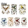 Nature-inspired Wind Chime Outdoor Bird Chimes, Decorative Hanging Pendants, Acrylic Garden Ornament Window Hangings for Porch Patio Decorations Cozy