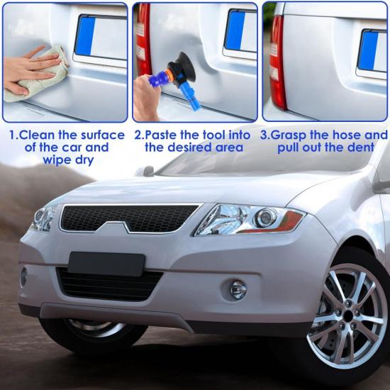 Car Dent Puller, Car Dent Repair Puller, Reusable Car Dent Hand Pump Suction Cup, Automotive Dent Repair Tool, Flexible Dent Remover Suction Cup, Car