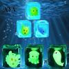 Cube Sensory Toy Glow-in-the-Dark Stress Toy, Relief Squeeze Marine Animal Balls Clear with Luminous Sea Inside Transparent