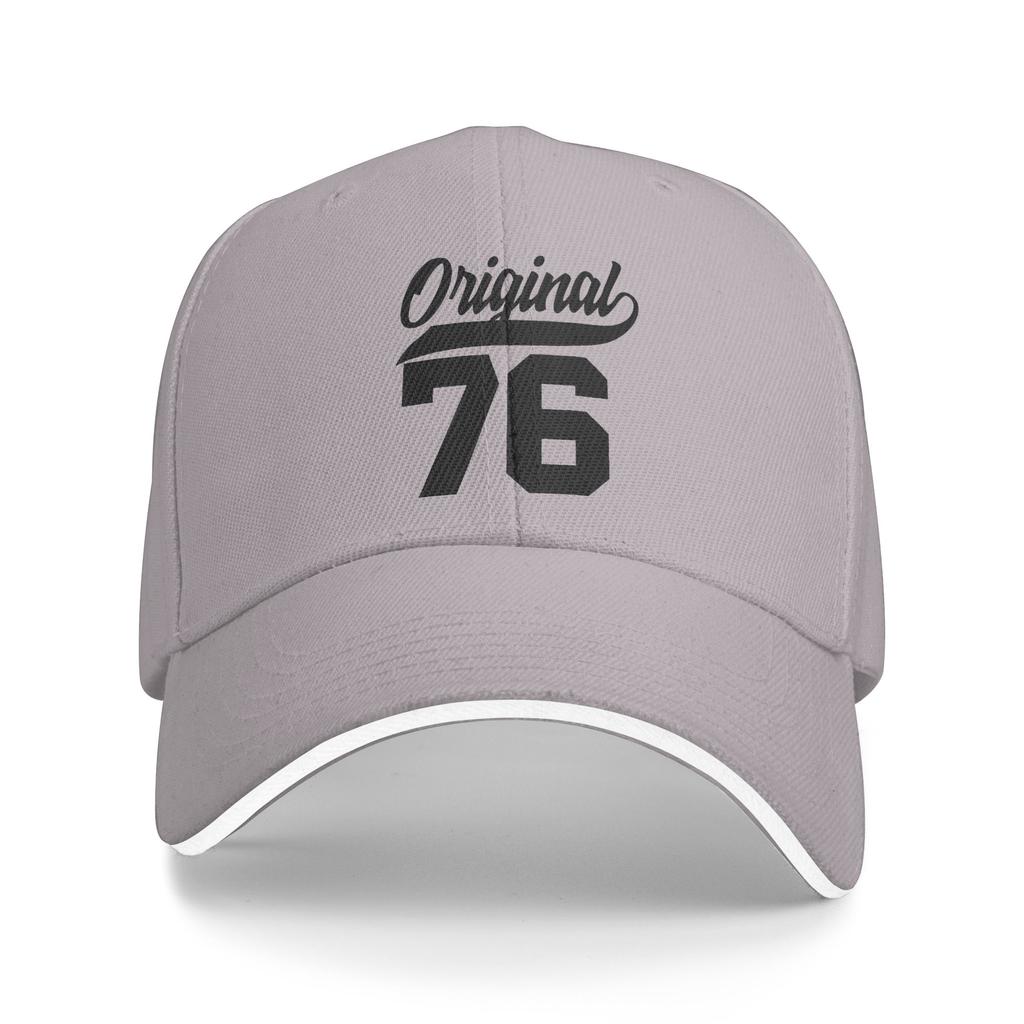 50th Birthday Original Vintage 1976 Baseball Cap Fitted Retro Trucker Hat Summer Men Women Tennis Skate Baseball Caps