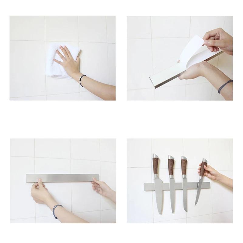 Xiaomi Professional Magnetic Knife Strip Stainless Steel Magnetic Knife Holder Rack Kitchen Knife Bar 30 40 50 Cm Kitchen Accessories