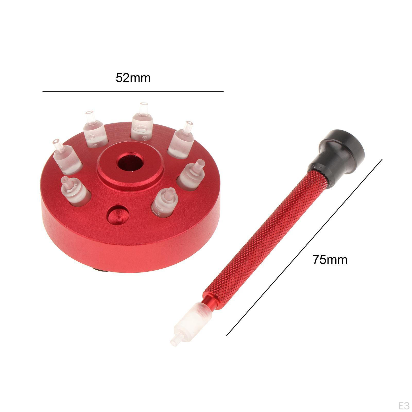 Комплект ручного пресса для точных часов со стальными компонентами синий — фото 5