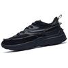 Fila Fusion Dad Shoes Synthetic Leather Platform Sneakers Men sneakers Black T12M135210FBK