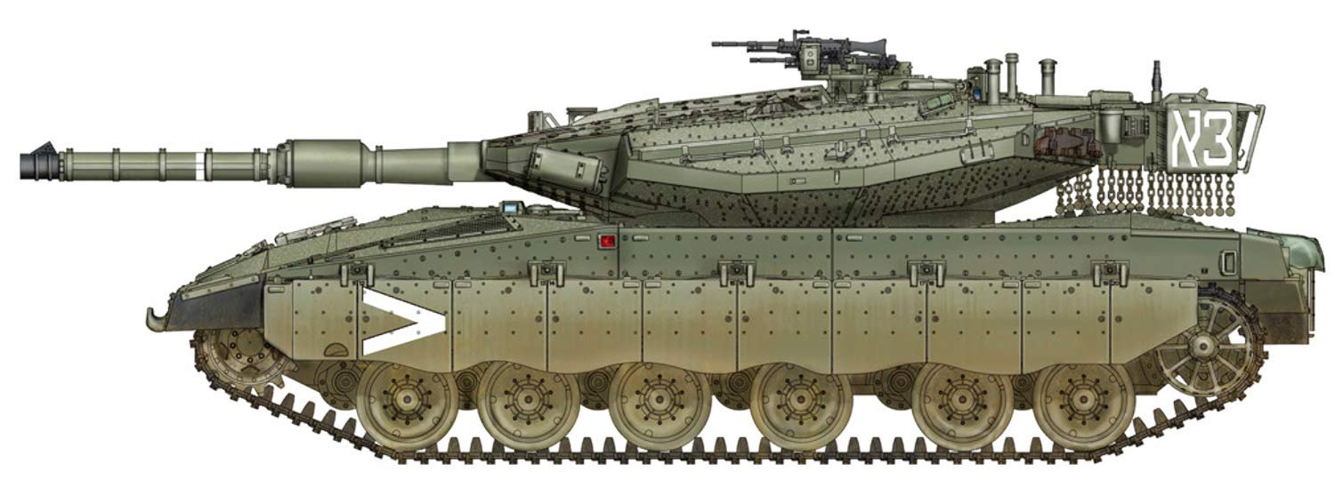 

Hobby Boss 1/72 Серия боевых машин Меркава Mk.IIID Пластиковая модель 82916