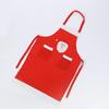 Classic Christmas Double Pocket Apron with Decals for Adults