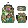 O Incrível Mundo de Gumball Mochila Infantil Lancheira Estojos para Meninos Meninas Mochilas Mochila Leve Conjunto de Mochila Escolar