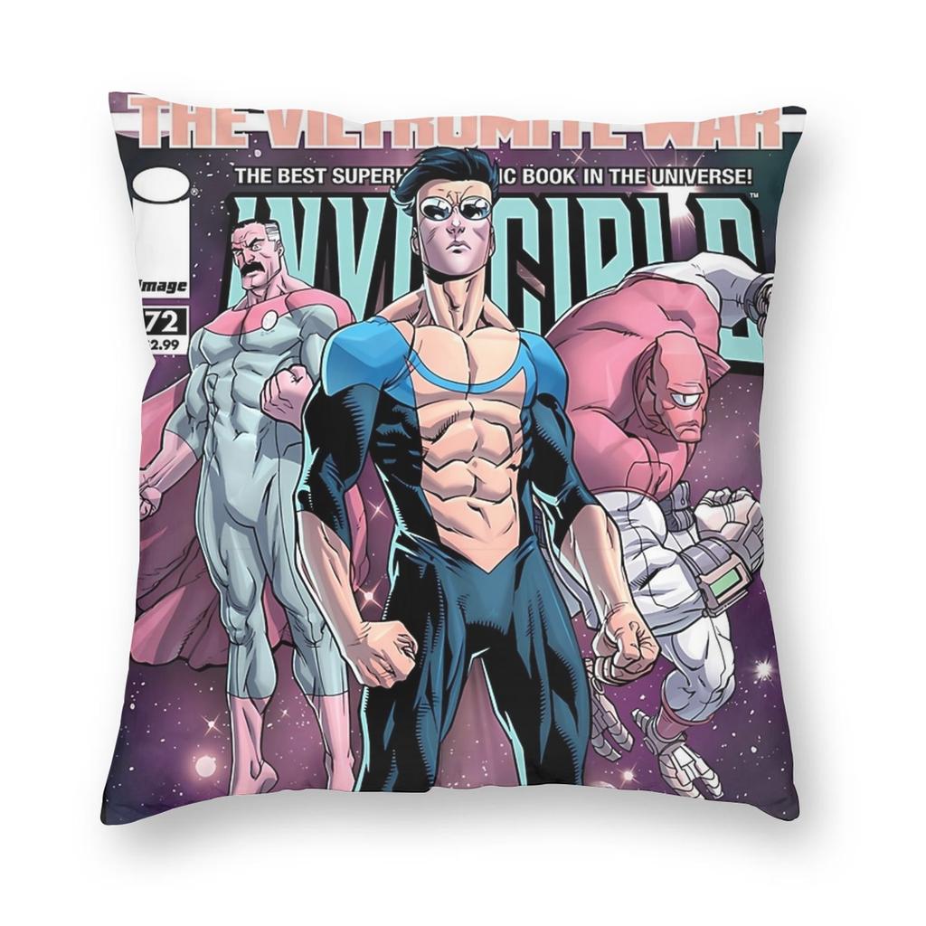 Invincible Omni Man Pillowcase Printing Polyester Cushion Cover Decorations Pillow Case Cover Home Drop Shipping 40X40Cm