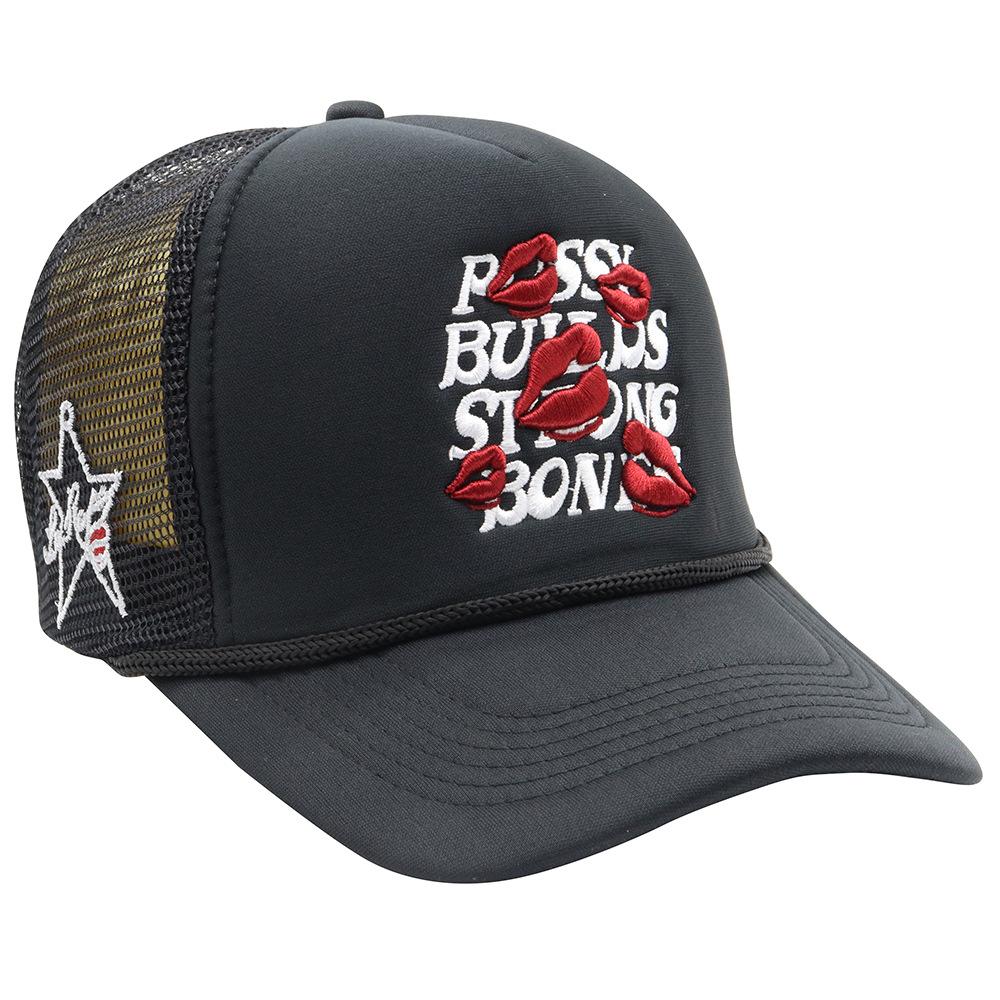 

Бейсболки с вышивкой губ в американском стиле, мужские и женские, для улицы, солнцезащитные, регулируемые, дышащие, модные, уличные, кепки тракеров Adjustable&Adult (58-62cm)