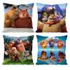 Anime B-Boonie B-Bears Cushion Cover Pattern Printed Pillowcase for Living Room Sofa Cushion Cover & Bedroom Decor