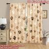 1pc 2D flat Photography Backdrop Photography Backdrop Brown Paw s 100% Polyester Anniversary for Home and party decorations for