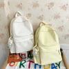 Schultasche weiblich koreanische Version einfarbig klein frisch High School College-Student Rucksack Campus Ins Fengsen einfacher Rucksack weiblich