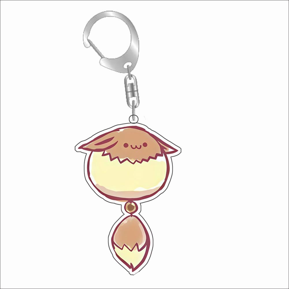 

Anime Acrylic Key Chain for Vaporeon Sylveon Flareon Umbreon Glaceon Jolteon Balloon Style Key Buckle Acrylic Pendant Decoration