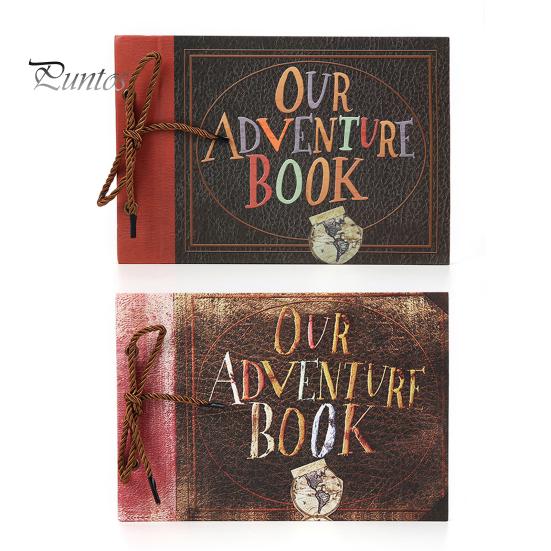Unique Handcraft Story Notebook DIY Photo Album, Scrapbook Hardcover Paper Memory Book for Handmade Keepsake Weddings Anniversaries Baby Family