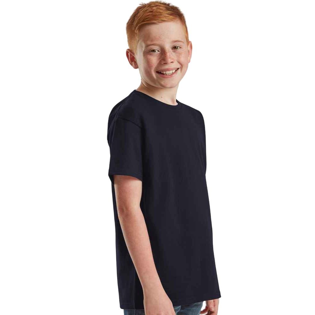 FRUIT OF THE LOOM Childrens/Kids Iconic 195 Plain T-Shirt